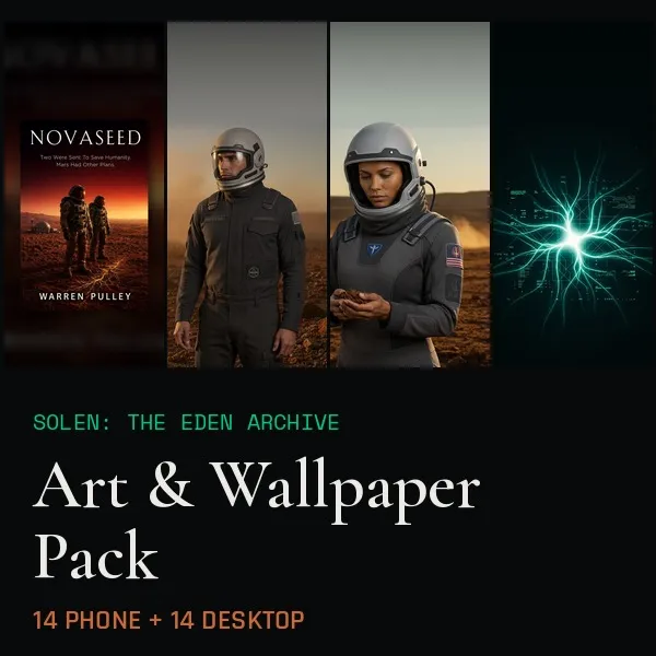 SOLEN Art & Wallpaper Pack: phone and desktop wallpapers from SOLEN: The Eden Archive